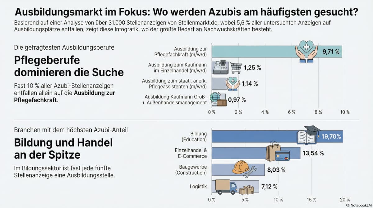 Ausbildungsmarkt Infografik